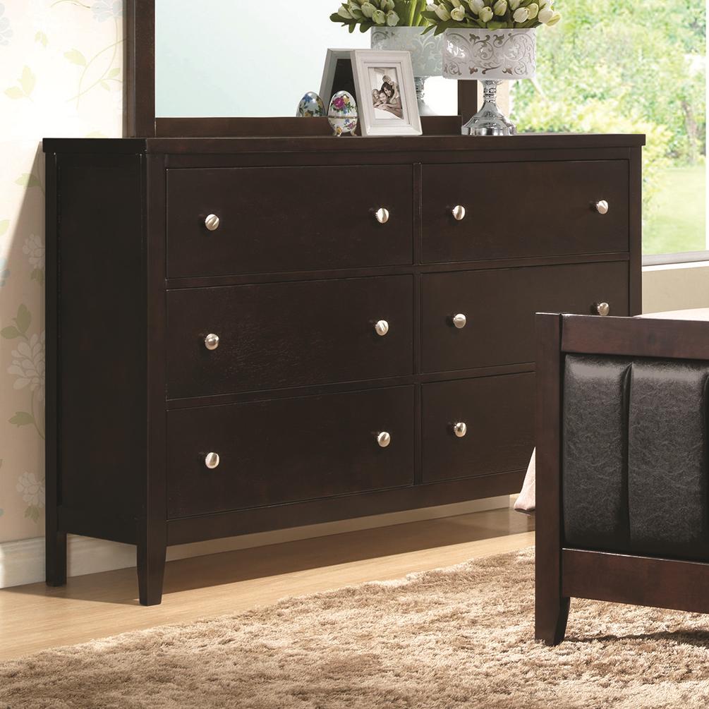 Coaster Carlton Dresser with 6 Drawers Value City Furniture Dressers